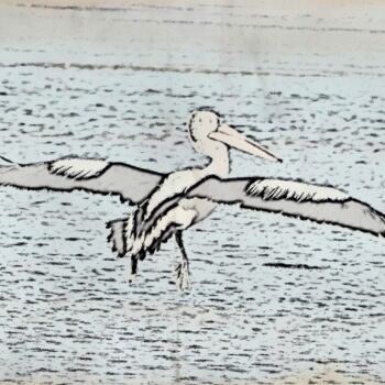 Digital Arts titled "Pelican landing" by Sharon Atkinson (Acko68), Original Artwork