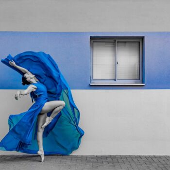 Fotografia zatytułowany „Blue Mood” autorstwa Shavit Vos, Oryginalna praca, Fotografia cyfrowa
