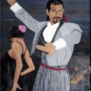 Pittura intitolato "Famenco Male with d…" da Shearart.Blogspot, Opera d'arte originale