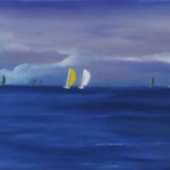 Pittura intitolato "Sailing week" da Shearart.Blogspot, Opera d'arte originale