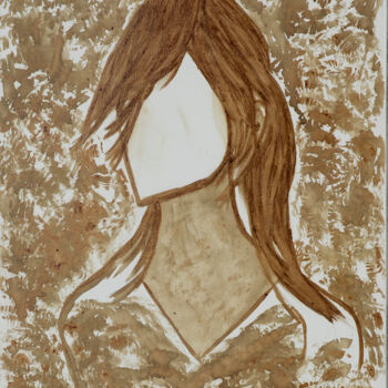 Schilderij getiteld "Candid Spark" door Shelina Khimji, Origineel Kunstwerk, Aquarel Gemonteerd op Frame voor houten brancard