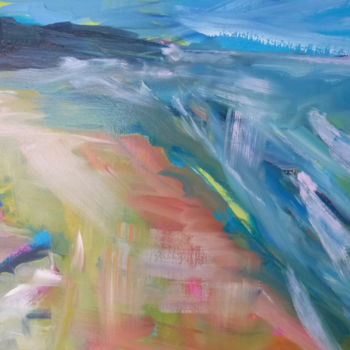 Pintura intitulada "Spring Coast" por Shelleigh Ocio, Obras de arte originais, Óleo
