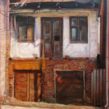 Painting titled "Khaym`s House" by Sergey Shenderovsky, Original Artwork, Oil