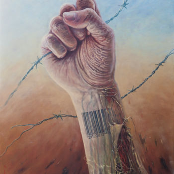 Картина под названием "ВЕРА , НАДЕЖДА, ЛЮБ…" - Sergey Shenderovsky, Подлинное произведение искусства