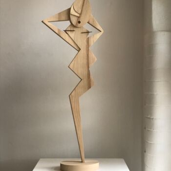 Скульптура под названием "My Friend "LuLa"" - Sheraya_berlin, Подлинное произведение искусства, Дерево