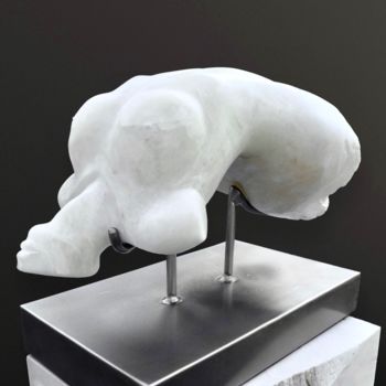 Скульптура под названием "Cherry Blossom" - Sherry Tipton, Подлинное произведение искусства, Камень