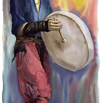 Painting titled "Varius Coloribus.St…" by Yuriy Shevchuk, Original Artwork, Watercolor