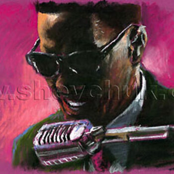 Disegno intitolato "Jazz Ray Song 02" da Yuriy Shevchuk, Opera d'arte originale, Altro