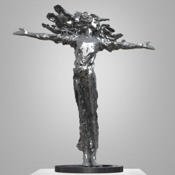 Sculptuur getiteld "A TIME REMEMBERED 2" door Shi Jun Liu, Origineel Kunstwerk, Bronzen