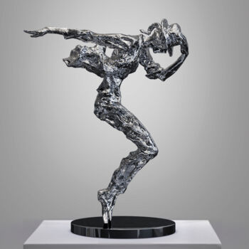 Sculptuur getiteld "A TIME REMEMBERED 3" door Shi Jun Liu, Origineel Kunstwerk, Bronzen