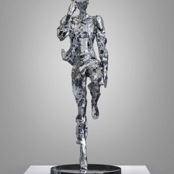Skulptur mit dem Titel "A TIME REMEMBERED 4" von Shi Jun Liu, Original-Kunstwerk, Bronze