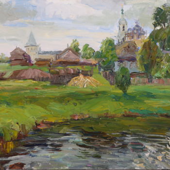 Painting titled "Улейма" by Vasilii Shikhanov, Original Artwork, Oil