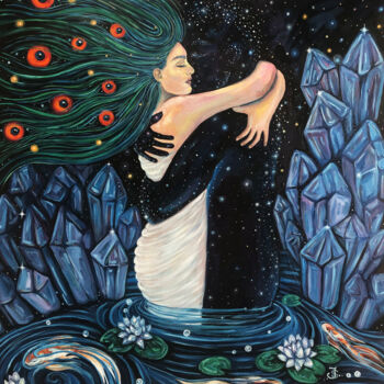 Pintura intitulada "Love" por Jessica Shilling, Obras de arte originais, Óleo