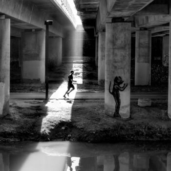 Photographie intitulée "Blade Runner" par Shimon Rottenberg, Œuvre d'art originale, Photographie numérique