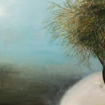 Pintura intitulada "Winter Misty" por Mercedes Gordo, Obras de arte originais, Óleo