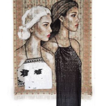 Malarstwo zatytułowany „LADIES” autorstwa Shirin Donia, Oryginalna praca, Akryl