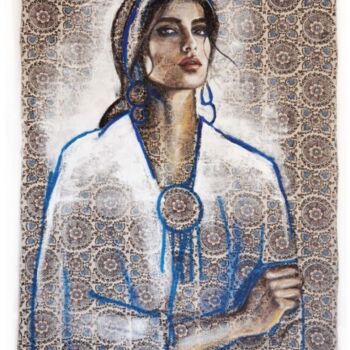 Pintura intitulada "LA DICHA" por Shirin Donia, Obras de arte originais, Acrílico