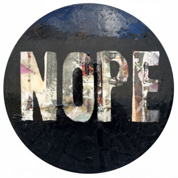 "NOPE" başlıklı Tablo Shirin Donia tarafından, Orijinal sanat, Akrilik