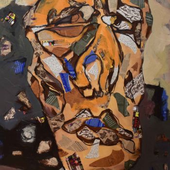 Картина под названием "Aging from Human Be…" - Shirin Moayya, Подлинное произведение искусства, Акрил