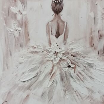 Картина под названием "Ledi 2" - Tatiana Shirova, Подлинное произведение искусства, Акрил Установлен на Деревянная рама для…
