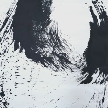 Peinture intitulée "free will3" par So Hyon Kim, Œuvre d'art originale, Encre