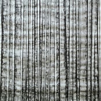 Painting titled "bamboo forest2" by So Hyon Kim, Original Artwork, Ink