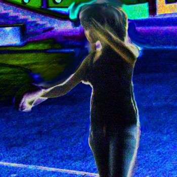 Цифровое искусство под названием "Girl in Black" - Shmuel Ben Hagai, Подлинное произведение искусства, Фотомонтаж