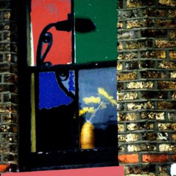 Digitale Kunst getiteld "Window in Colors" door Shmuel Ben Hagai, Origineel Kunstwerk, Digitaal Schilderwerk