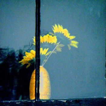 Arts numériques intitulée "Sunflowers and Wind…" par Shmuel Ben Hagai, Œuvre d'art originale