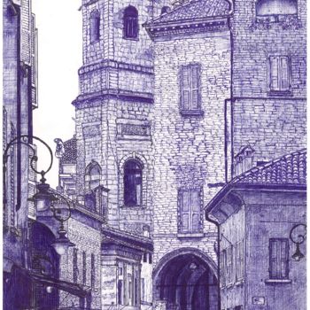 Desenho intitulada "Bologna, Emilia-Rom…" por Shorove, Obras de arte originais, Canetac de aerossol