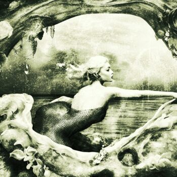Arts numériques intitulée "Sirène 02" par Shortgrey, Œuvre d'art originale, Image générée par l'IA