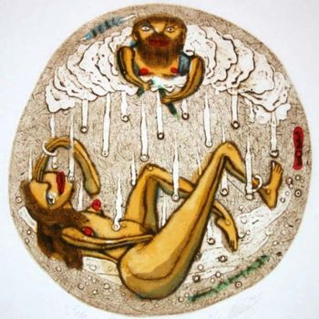 Отпечатки и Гравюры под названием "zeus and danae" - Yury Shtapakov, Подлинное произведение искусства