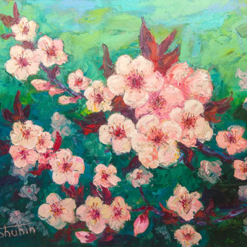 제목이 "«Samurai Flower»\«Ц…"인 미술작품 Artem Shubin로, 원작, 기름