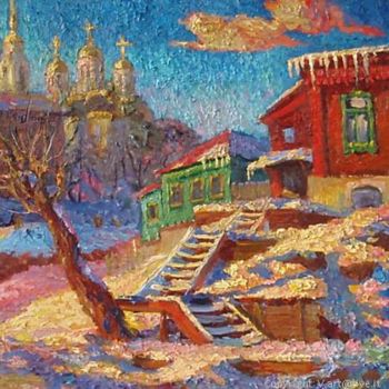 Painting titled "March in Vladimir/…" by Shubnikov, Original Artwork