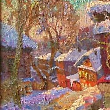 Painting titled "Winter. Deatil / Зи…" by Shubnikov, Original Artwork