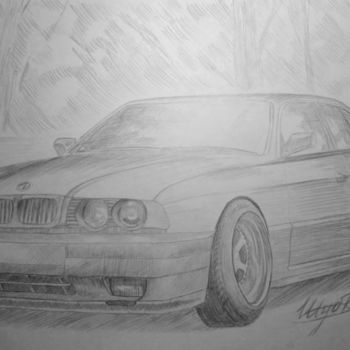 Pintura titulada "BMW.jpg" por Shubnikova Ekaterina, Obra de arte original, Otro
