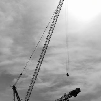 Photography titled "tower cranes" by Duc Thanh (Shu'S), Original Artwork, Digital Photography