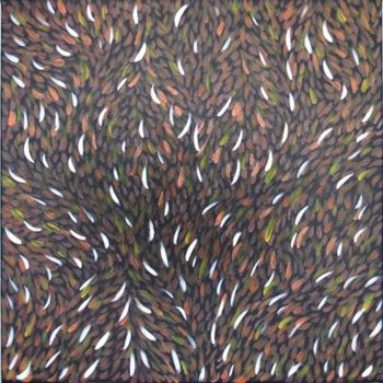 Peinture intitulée "Feathers" par Galia Shy, Œuvre d'art originale, Acrylique