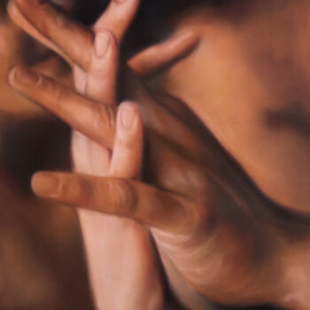 Рисунок под названием "Близость" - Анастасия Озерова (Sia Oz Art), Подлинное произведение искусства, Пастель