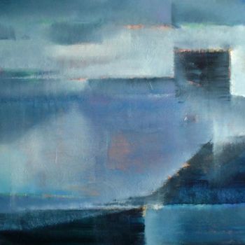 Pintura titulada "Iceland" por Sibilla Bjarnason, Obra de arte original, Acrílico