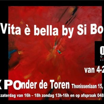 Painting titled "Onder_den_toren.jpg" by Si Bollé, Original Artwork