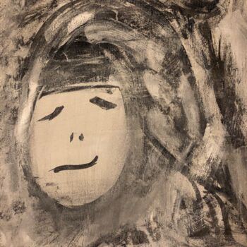 Картина под названием "Le cri du silence" - Sidelma Castro, Подлинное произведение искусства, Акрил