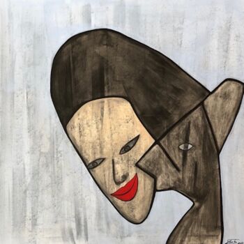 Pintura titulada "Lechienetladame" por Sidelma Castro, Obra de arte original, Acrílico Montado en Bastidor de camilla de mad…