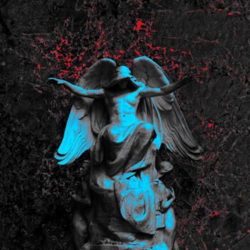 印花与版画 标题为“The Angel of Submis…” 由Siegfried Säuberlich, 原创艺术品, 模拟打印 安装在木板上