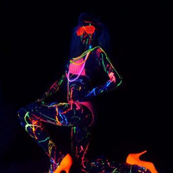 Fotografia intitulada "Neon" por Sierra Peters-Buckland, Obras de arte originais, Light Painting