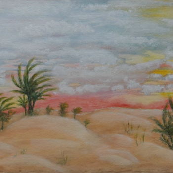 Pintura intitulada "Tunisia - 3" por Sieglinde (Siggy) Margarete Schitter, Obras de arte originais, Aquarela