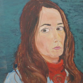 Malerei mit dem Titel "Portrait" von Sieglinde (Siggy) Margarete Schitter, Original-Kunstwerk, Acryl