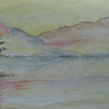 绘画 标题为“Dawn” 由Sieglinde (Siggy) Margarete Schitter, 原创艺术品, 水彩