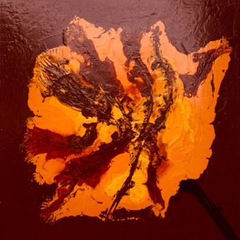Pittura intitolato "TULIPA „FLAMINGO PA…" da Sigrid Koerner, Opera d'arte originale, Olio