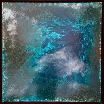 Картина под названием "WATER COLOR II" - Sigrid Koerner, Подлинное произведение искусства, Акрил
